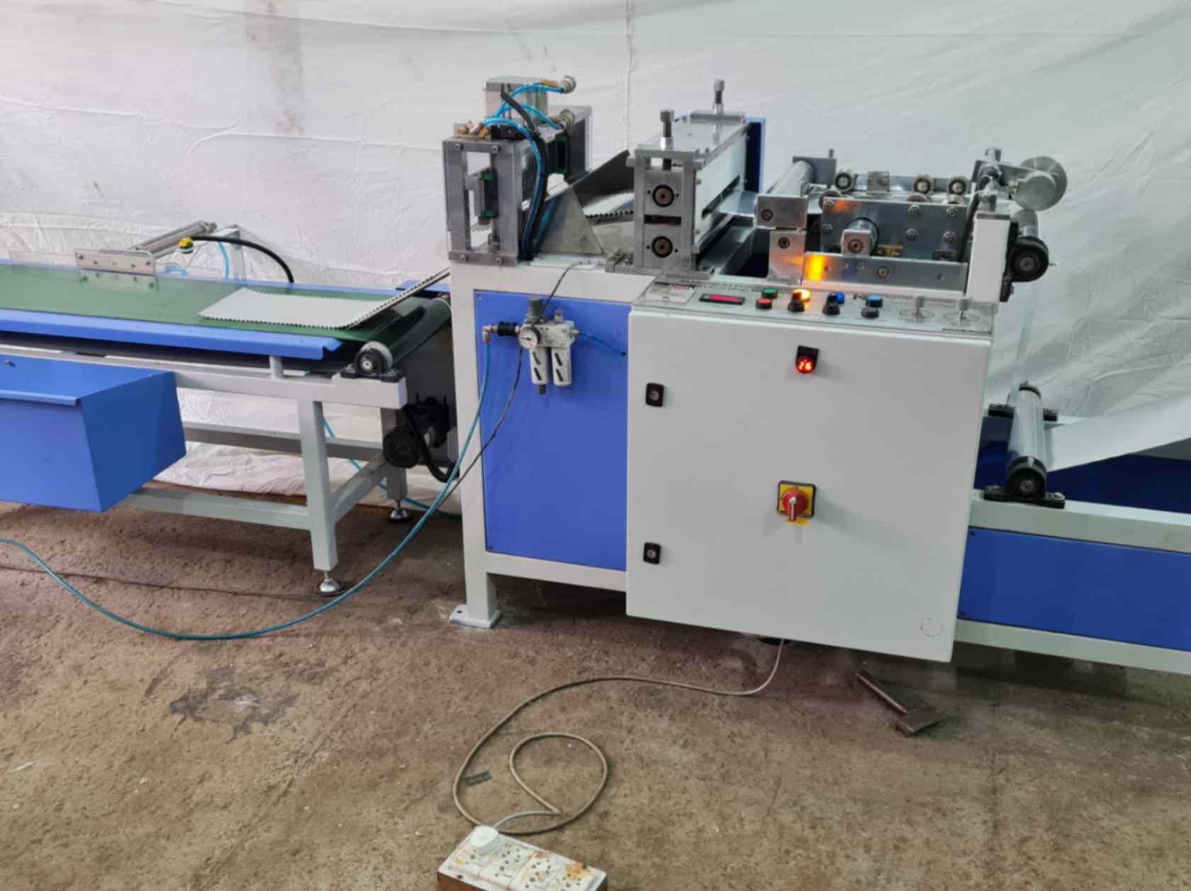 Aluminium Foil Corrugation And Cutting Machine In Koriya